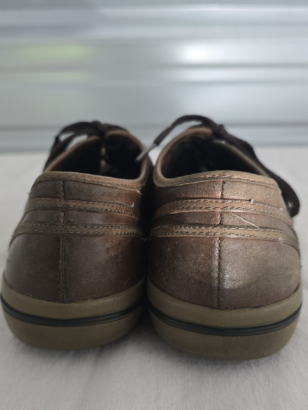 Merrell Women's Brown and Teal Low-Top Lace-Up Sneakers - Picture 2 of 12